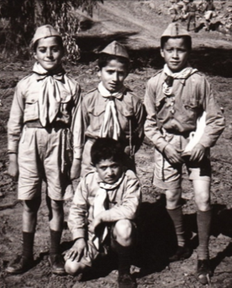 Boy Scout Mazen (Leftmost)